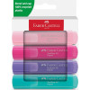 photo-Etui de 4 surligneurs TL 1546 Faber-Castell assortiment pastel