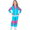 Déguisement - Années 80 - Jogging - Veste + pantalon - Enfant - Taille 11/13ans