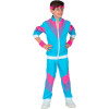 Déguisement - Années 80 - Jogging - Veste + pantalon - Enfant - Taille 11/13ans