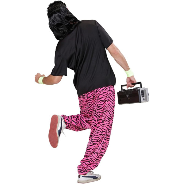 Déguisement - Années 80 - Baggy + Tee-shirt - Adulte - Homme - Taille M/L