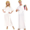 photo-Déguisement - Grec - Dieu - Déesse - Toge - Blanc - Déguisement - Taille L