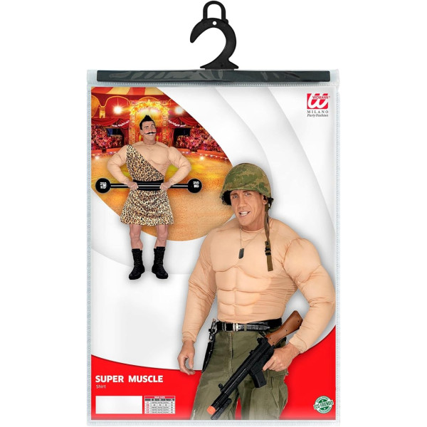 Déguisement - Super musclé - Gros muscle - Soldat - Homme - Taille XL
