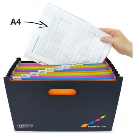 Trieur Valisette Extra Large 13 Compartiments - Rapesco 1552 | à seulement 14,99 €