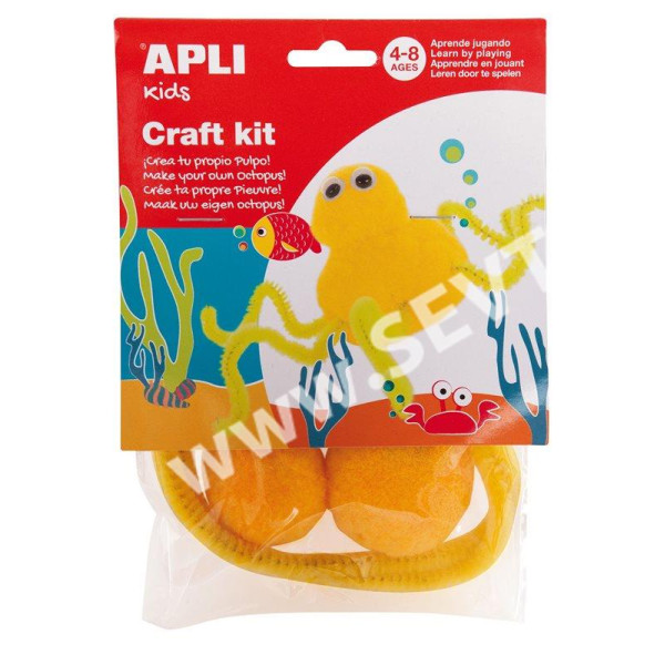 photo - Kit créatif - Créé ton poulpe - Enfant - Apli Kids