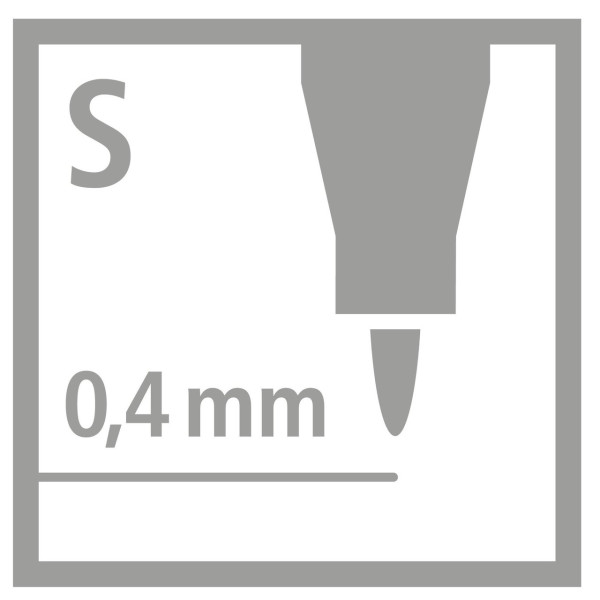 Stylo-feutre - STABILO - OHPen universal - Noir - Pointe fine 0,4mm