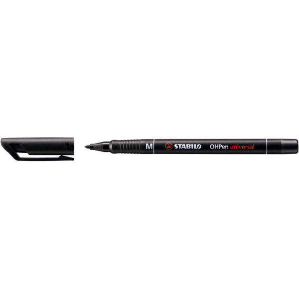 Stylo-feutre - STABILO - OHPen universal - Noir - Pointe fine 1mm