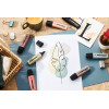 Coffret - 6 surligneurs STABILO BOSS - 6 feutres Pen 68 - 6 stylos-feutres point 88