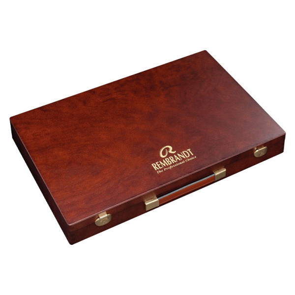 Pastels - Tendre - Coffret bois - 225 couleurs - Beaux-arts - Rembrandt