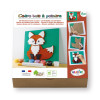 photo-Cadre en bois à décorer - Modèle renard - Loisirs créatifs - Enfant - Aladine