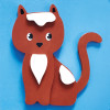 Cadre en bois à décorer - Modèle chat - Loisirs créatifs - Enfant - Aladine
