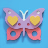 Cadre en bois à décorer - Modèle papillon - Loisirs créatifs - Enfant - Aladine