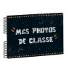 photo-Album photos - Pour photos de classe - 32x22cm - Spirales - Noir - 50 pages