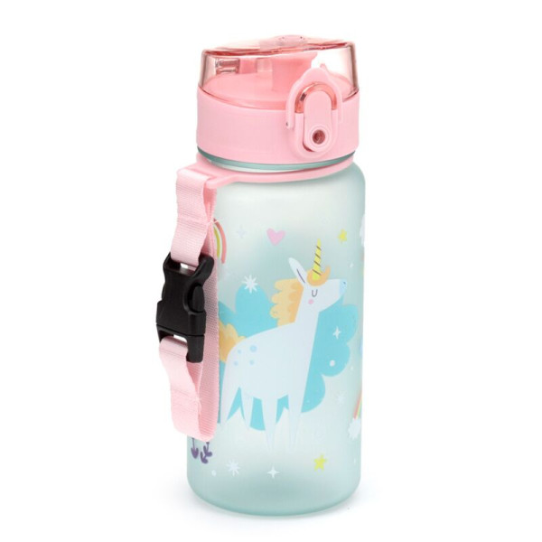 photo-Gourde - Réutilisable - Pour enfant - Modèle licorne - 350ml - Plastique ridige
