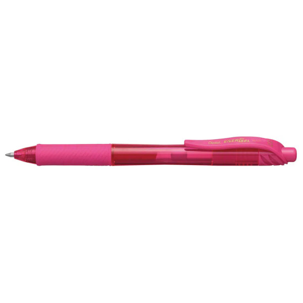 photo-Stylo Energel pointe moyenne 0,7mm rose Pentel