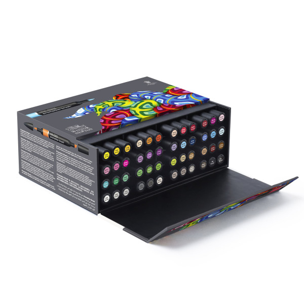 Feutres - Promarker Brush - 48 couleurs - Winsor et Newton - Dessin - Illustration