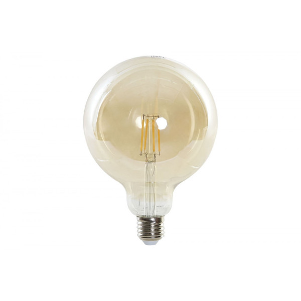 photo-Ampoule - LED - Ambré - Ronde - Culot E27 - 3W/20W - Pour lampe - Déco