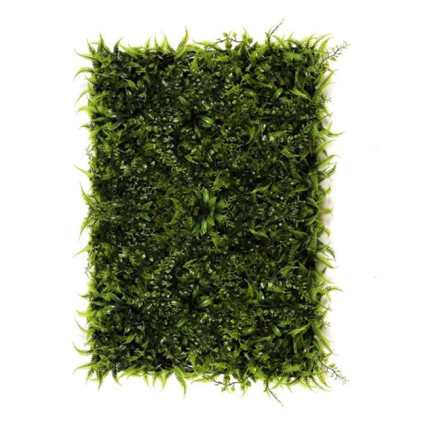 photo-Mur végétal artificiel - Décoration - Plaque de 60x40x10cm - A accrocher