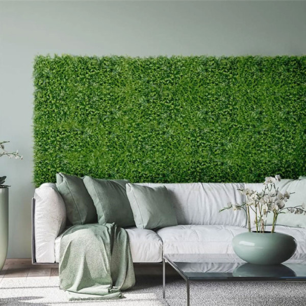 Mur végétal artificiel - Décoration - Plaque de 60x40x10cm - A accrocher