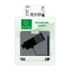 Plaque adhésive - Vidéo surveillance - Caméra - 7,5x7,5cm - Imitation alu - Signalétique