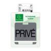 Plaque adhésive - Privé - Espace privé - 7,5x7,5cm - Imitation alu - Signalétique