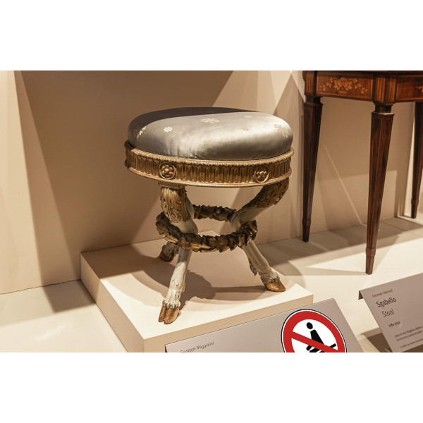 Panneau adhésif - Ne pas s'assoir - Rond - 10cm - Blanc/rouge - PVC - Signalétique