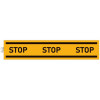 photo-Panneau adhésif - STOP - 1m longueur - Jaune/noir - PVC - Signalétique