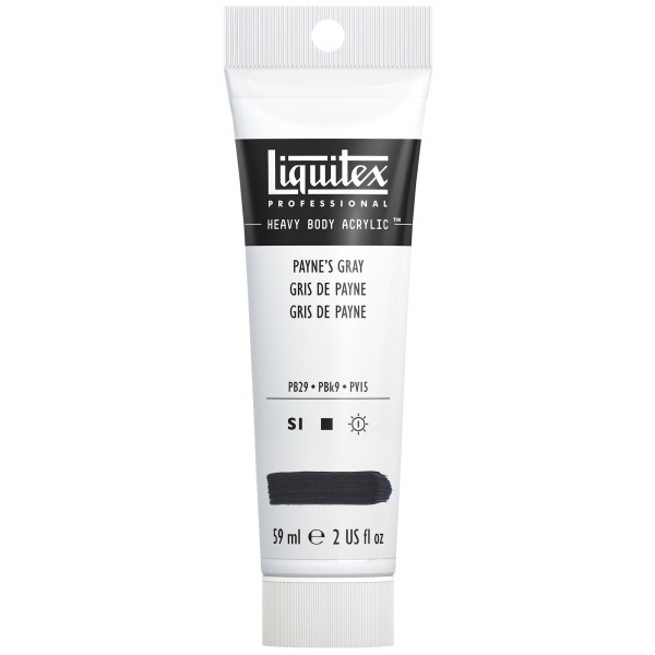 photo-Peinture acrylique - Gris de Payne - 310 - Liquitex - Heavy Body - Tube 59ml