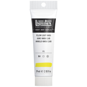 photo-Peinture acrylique - Jaune Hansa clair - 411 - Liquitex - Heavy Body - Tube 59ml