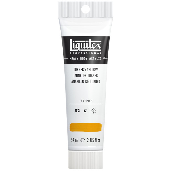 photo-Peinture acrylique - Jaune de Turner - 730 - Liquitex - Heavy Body - Tube 59ml