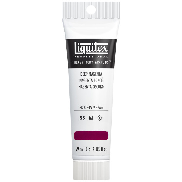 photo-Peinture acrylique - Magenta foncé - 300 - Liquitex - Heavy Body - Tube 59ml