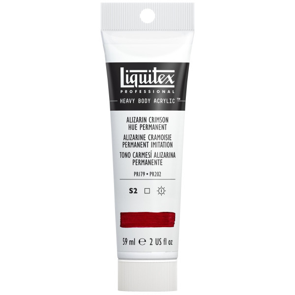 photo-Peinture acrylique - Alizarine cramoisie - 116 - Liquitex - Heavy Body - Tube 59ml