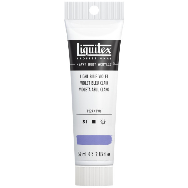 photo-Peinture acrylique - Violet bleu clair - 680 - Liquitex - Heavy Body - Tube 59ml