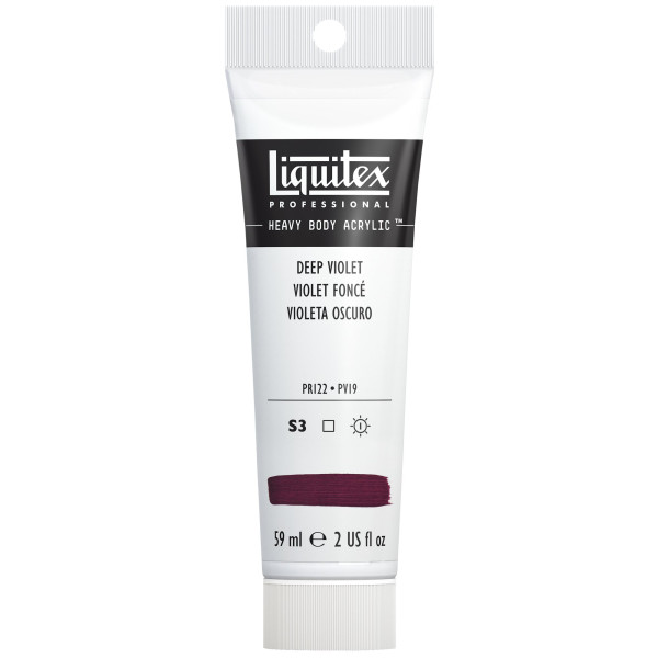 photo-Peinture acrylique - Violet foncé - 115 - Liquitex - Heavy Body - Tube 59ml