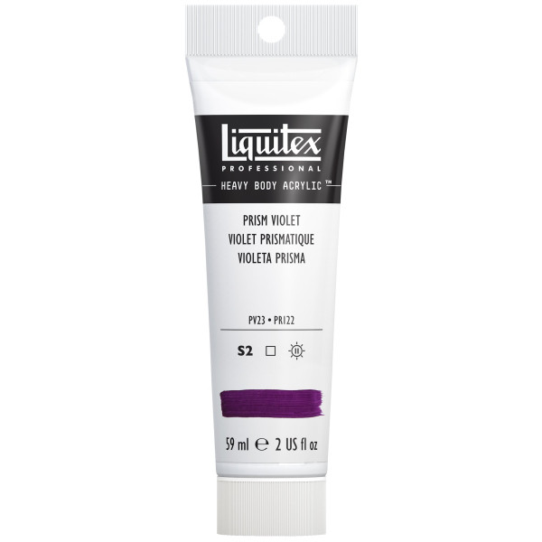 photo-Peinture acrylique - Violet prismatique - 391 - Liquitex - Heavy Body - Tube 59ml