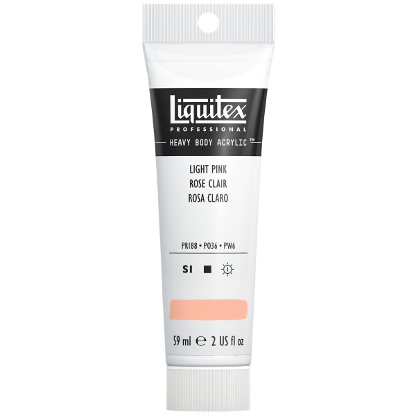 photo-Peinture acrylique - Rose clair - 810 - Liquitex - Heavy Body - Tube 59ml