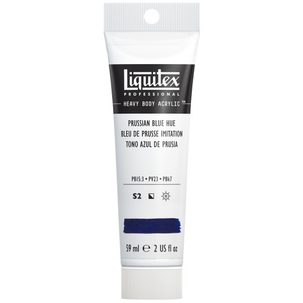 photo-Peinture acrylique - Bleu de Prusse imitation - 320 - Liquitex - Heavy Body - Tube 59ml