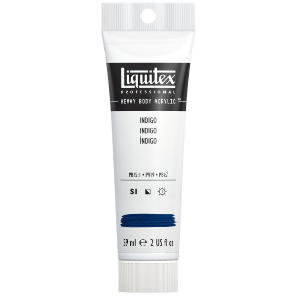 photo-Peinture acrylique - Indigo - 208 - Liquitex - Heavy Body - Tube 59ml