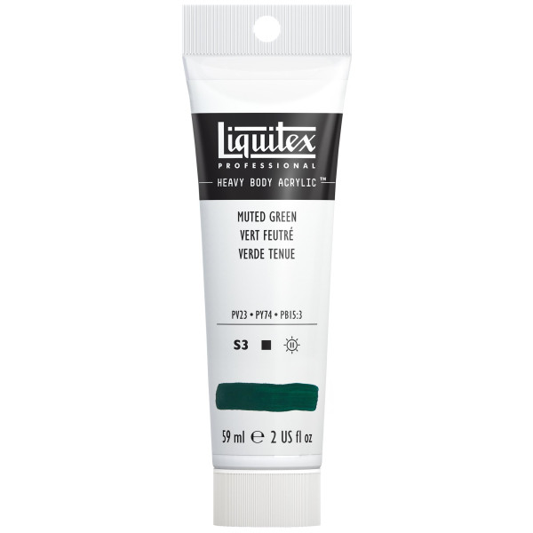 photo-Peinture acrylique - Vert feutré - 501 - Liquitex - Heavy Body - Tube 59ml