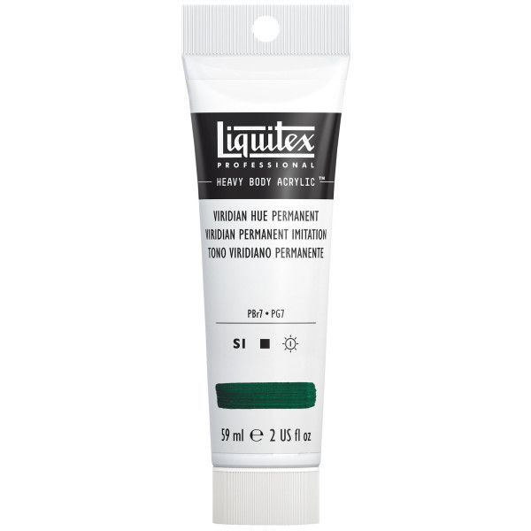 photo-Peinture acrylique - Viridian permanent imitation - 398 - Liquitex - Heavy Body - Tube 59ml