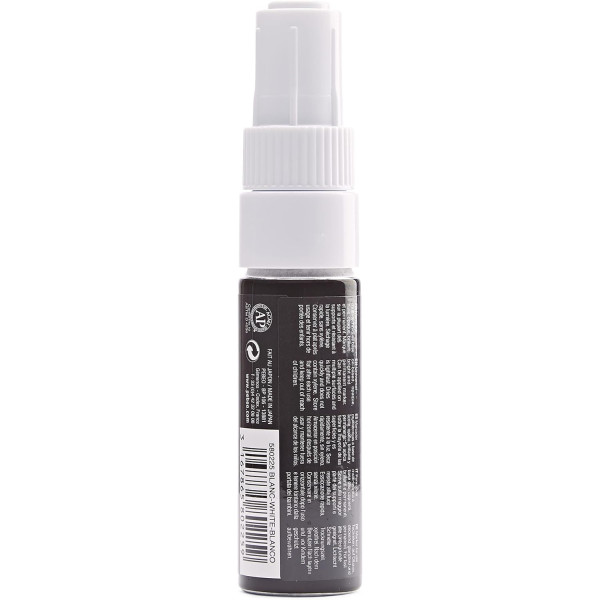 Marqueur - Indélébile - Permanent - Blanc - Pointe biseautée - 8mm - Pébéo