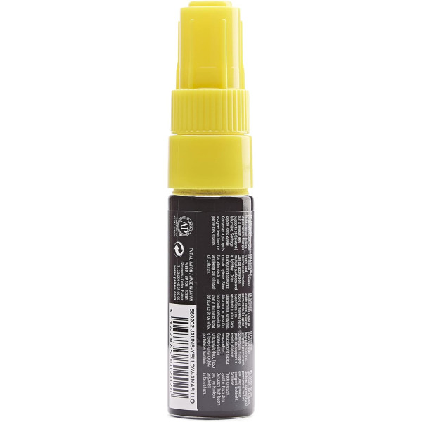 Marqueur - Indélébile - Permanent - Jaune - Pointe biseautée - 8mm - Pébéo