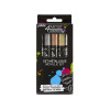 photo-Marqueurs - Indélébile - Permanent - 5 couleurs métallique - Pointe ronde - 4mm - Pébéo