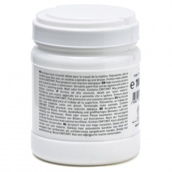 Peinture acrylique - Blanc primaire - Mate-satinée - Pot 700ml - Pébéo Pop Art