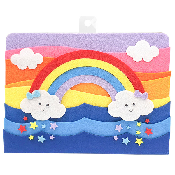 photo-Kit de feutrine - Arc-en-ciel - Loisirs créatifs - Enfant - Dès 3 ans - CTOP