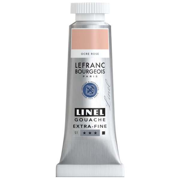 photo-Gouache - Extra-fine - Ocre rose - 817 - Lefranc Bourgeois - Linel - 14ml