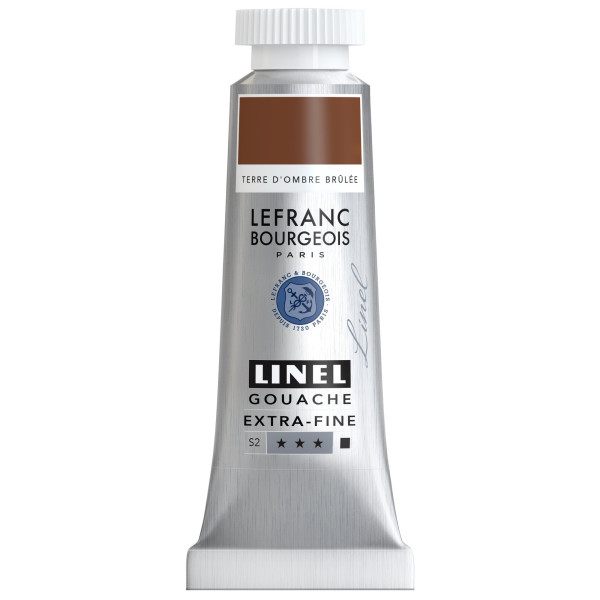 photo-Gouache - Extra-fine - Terre ombre brûlée - 477 - Lefranc Bourgeois - Linel - 14ml