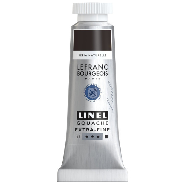 photo-Gouache - Extra-fine - Sépia naturelle - 121 - Lefranc Bourgeois - Linel - 14ml