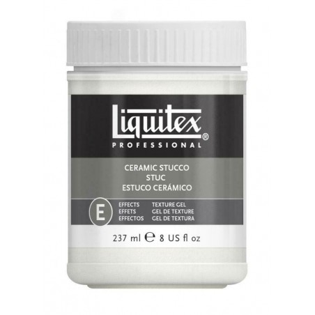 photo-Gel de texture - Effet Stuc - Médium - Peinture acrylique - Liquitex - 237ml