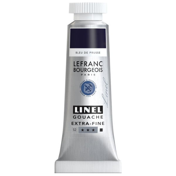 photo-Gouache - Extra-fine - Bleu de Prusse - 46 - Lefranc Bourgeois - Linel - 14ml