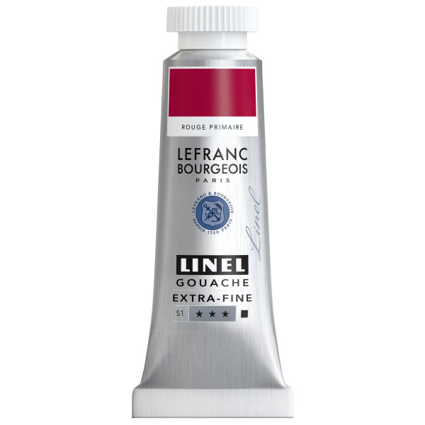 photo-Gouache - Extra-fine - Rouge primaire - 437 - Lefranc Bourgeois - Linel - 14ml